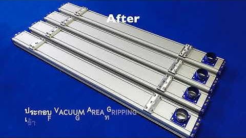 Vacuum Area Gripping พร้อมFlange Gripperสั่งผลิตตามแบบ