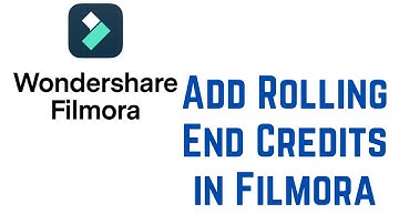 How to Add Rolling End Credits in Filmora | Filmora Tutorial