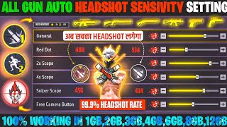 Free Fire Max Auto Headshot Trick 2026 Sensitivity Setting | 2gb, 4gb, 6gb Ram Headshot Sensitivity screenshot 2