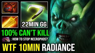 Wtf 100 Cant Kill 10min Radiance Unlimited Burn Per Sec Raid Boss 22min Gg Mid Necrophos Dota 2
