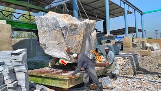 Incredible work How To Make Double Marble From a big stone How Manufacturing Rocks Working by Amazing Experts 3,819 views 8 months ago 16 minutes