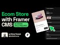 Build an ecom store with framer cms
