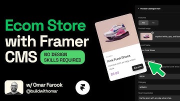 Build an E-com Store with Framer CMS