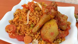 HOW TO COOK SIMPLE VEGETABLE JOLLOF RICE