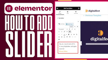 How To Add Slider In WordPress Elementor (2025) Simple Guide