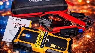 GOOLOO GP4000 Car Jump Starter Review ⚡ 4000A Peak Power – Starts Any Dead Battery!