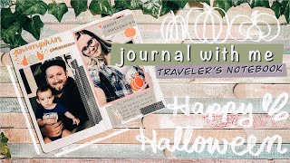 journal with me #16 memory keeping | traveler's notebook process video | creative journaling session