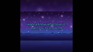 Video thumbnail of "Foreigner- I Wanna Know What Love Is (Lyrics)"