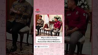 Vice President Gibran Receives 6 Demands for National Policy Evaluation from Student Alliance