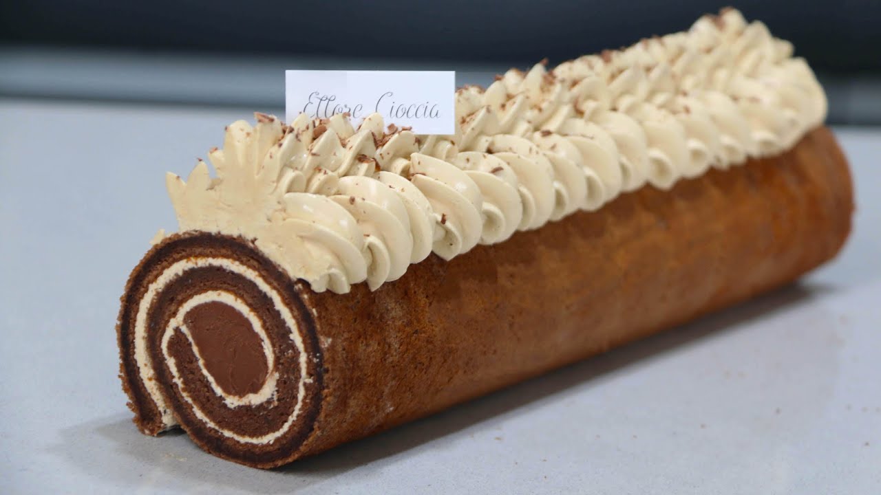 Bizcocho de chocolate y crema de mantequilla al café / Chocolate cake and coffee buttercream