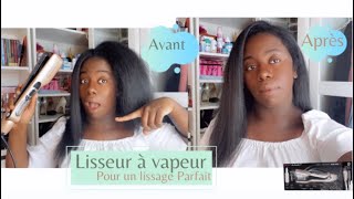 Comment je lisse mes cheveux sans les abimer (Crash test Lisseur Vapeur Demeliss Saint Algue)