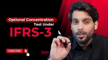 Optional concentration test under IFRS-3