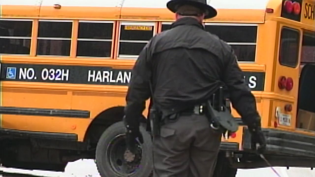 6PM KSP working fatal crash involving school bus in Harlan County
