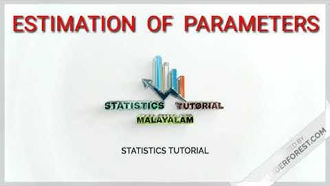 Plus Two  -  Chapter 8  -  Estimation of parameters - Class 1