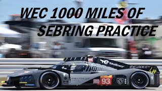 2023 WEC 1000 Miles of Sebring Practice 2 and 3