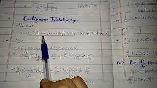 Contiguous relationship and derivatives of hypergeometric polynomial/special function/BS mathematics