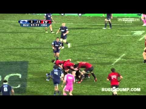 Kieran Read hit on George Moala