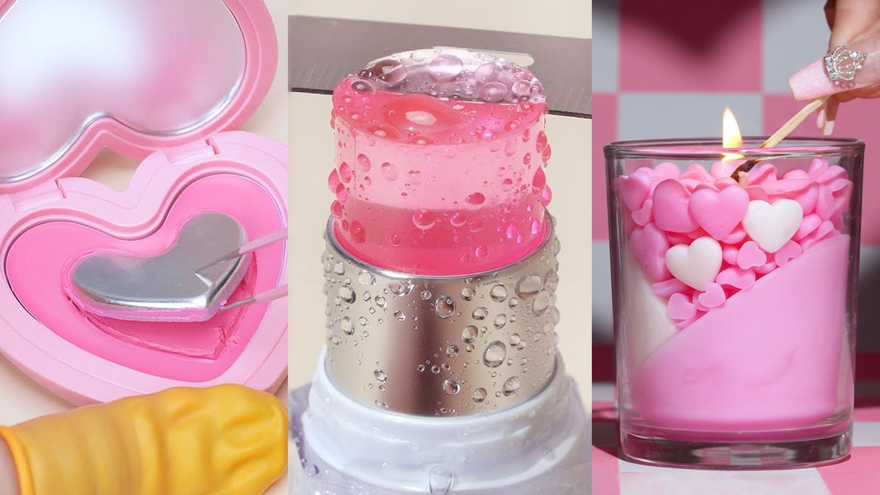 Transformando Maquiagem Velha Em Nova: Edição Valentine's 💘 ASMR De Restauração De Maquiagem #195