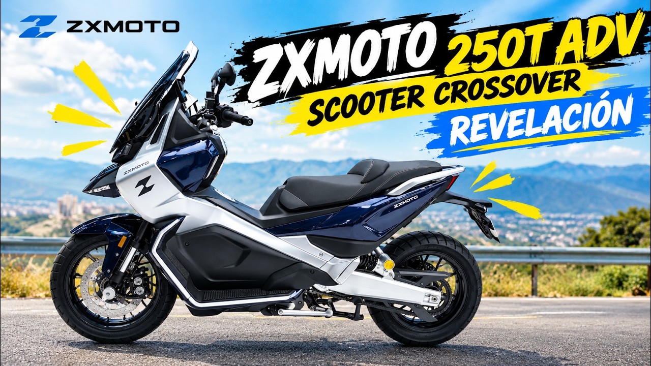 ZXMOTO 250T ADV: Possible Crossover Scooter Reveal - YouTube