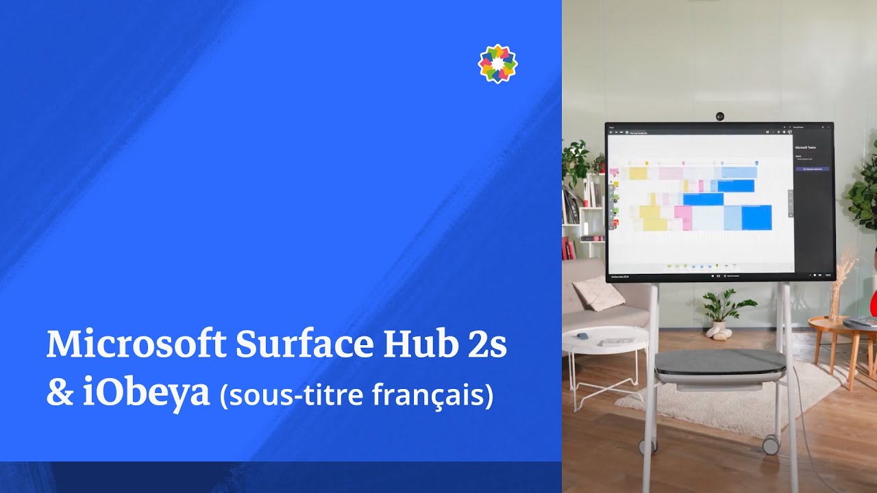 Microsoft Surface Hub2S et iObeya