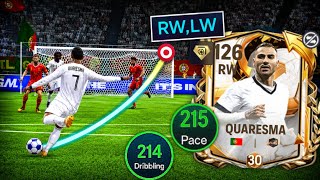 121 Quaresma Review – 5★ Skills & Insane Dribbling 🔥⚡ | Best RW in FC Mobile