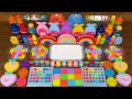 RAINBOW slime!!! Mixing random into GLOSSY slime!!!Satisfying  slime Video #314