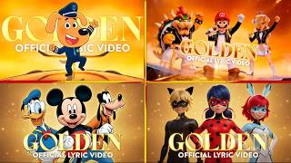GOLDEN X sheriff labrador🆚super mario🆚mickey mause🆚GOLDEN X miraculois GOLDEN#142