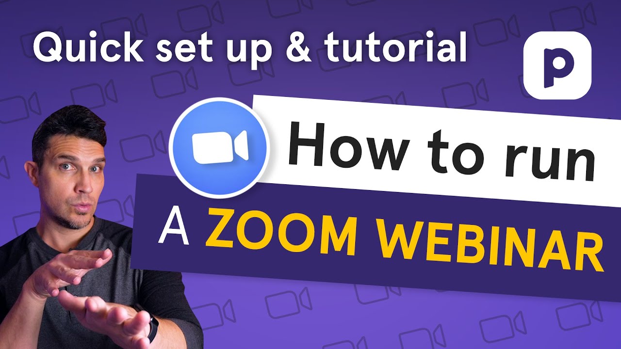Update New How to run a Zoom webinar (Quick set up and tutorial)