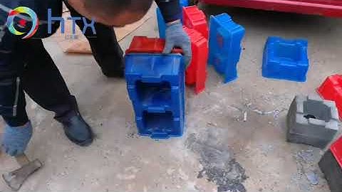 Interlocking Plastic Manual Decorative Hollow Concrete Block Molds   Buy Interlocking Plastic Block