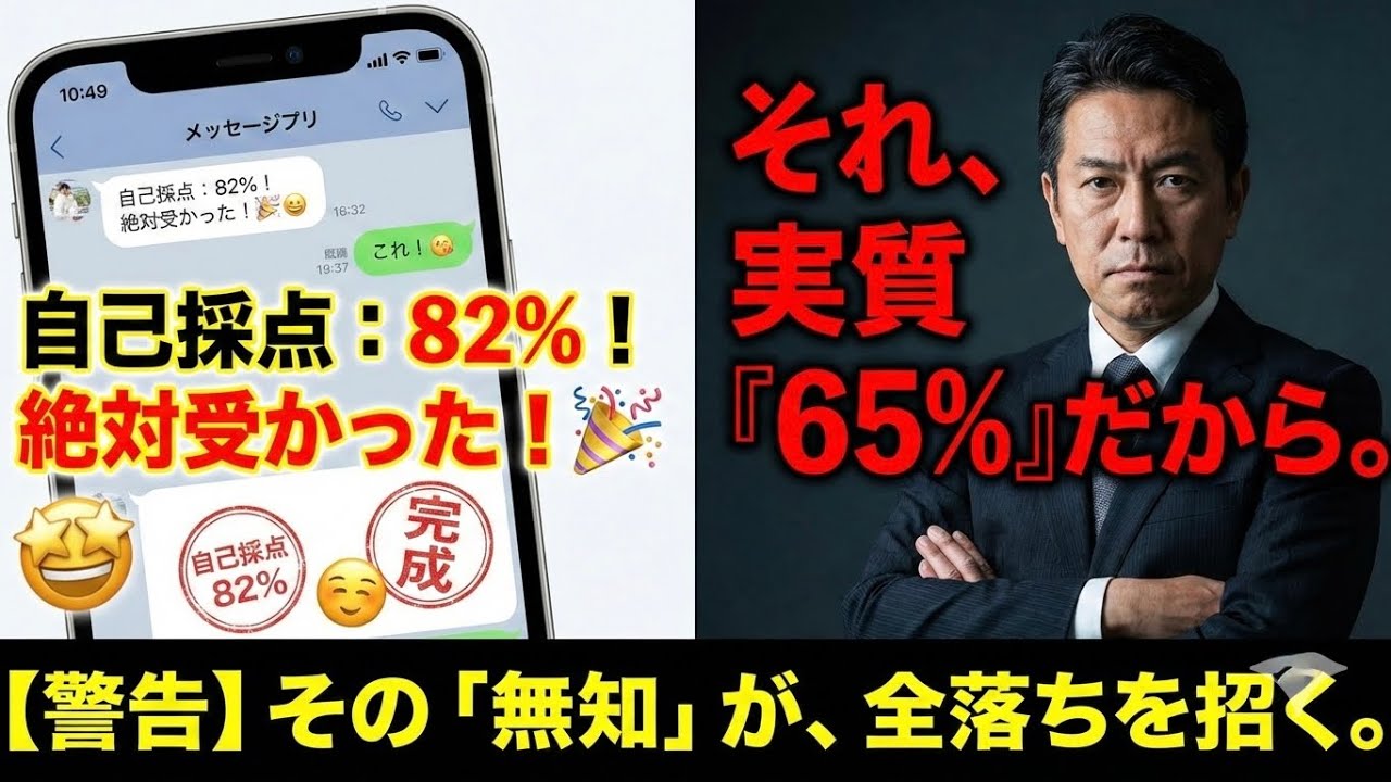 【全落ちの罠】自己採点「8割」でも落ちたのはなぜか？予備校が隠す真実