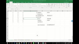 【MS Excel in English】：Useful Excel Skills #1 Basic arithmetic operations