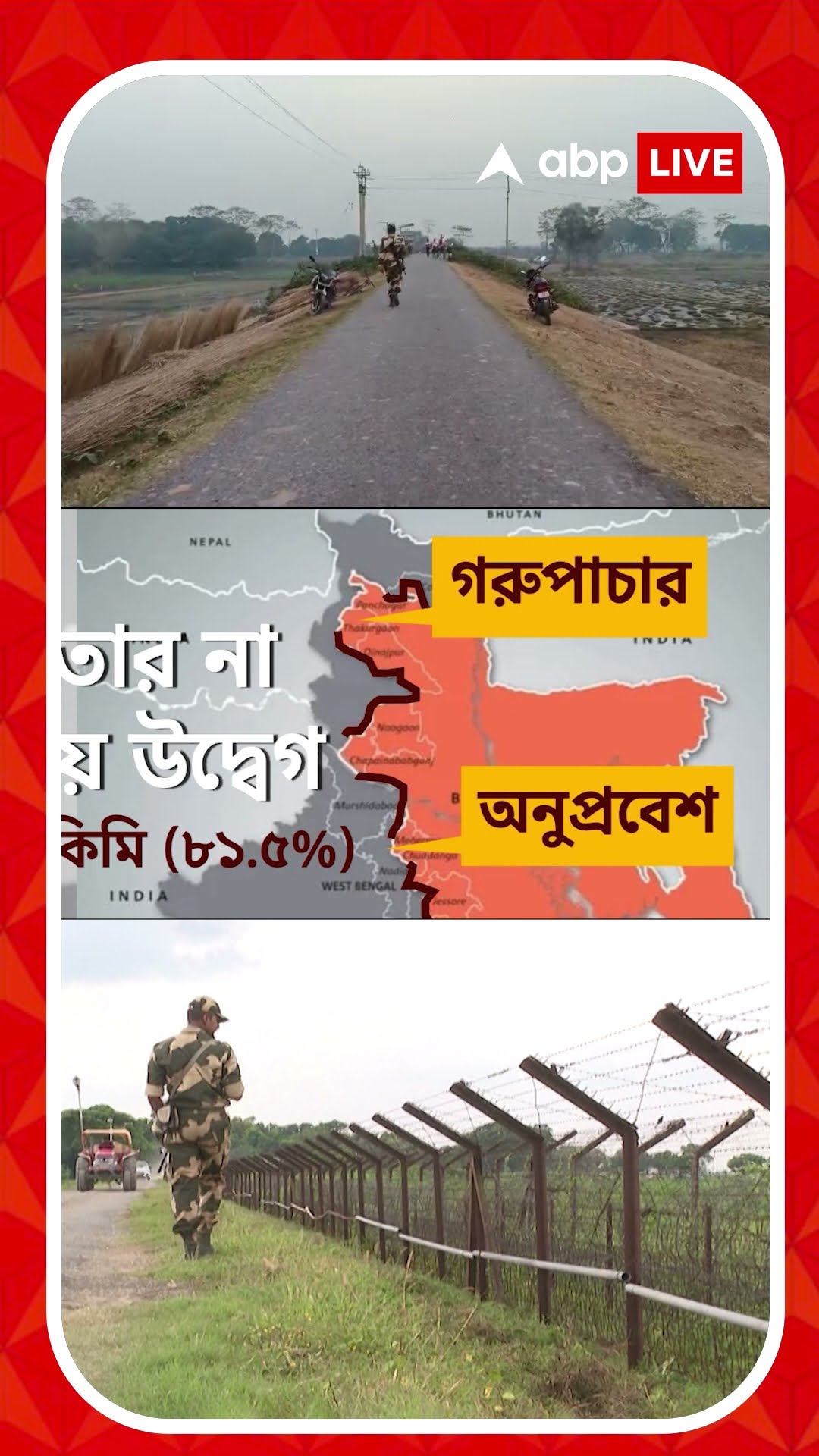 ভারত-বাংলাদেশ সীমান্তের কাঁটাতারবিহীন অঞ্চল নিয়ে বাড়ছে উদ্বেগ