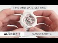 How to change time on babyg watches