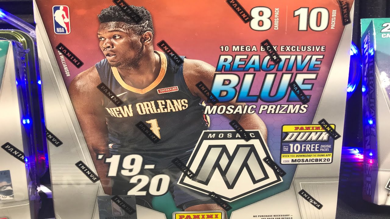 2019-20 Panini Mosaic Mega, Blaster & Hanger Box Rip - YouTube