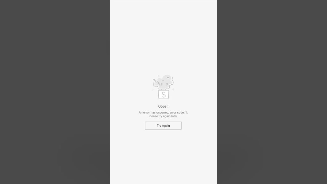 How To Fix Shoppe Error Code 1?