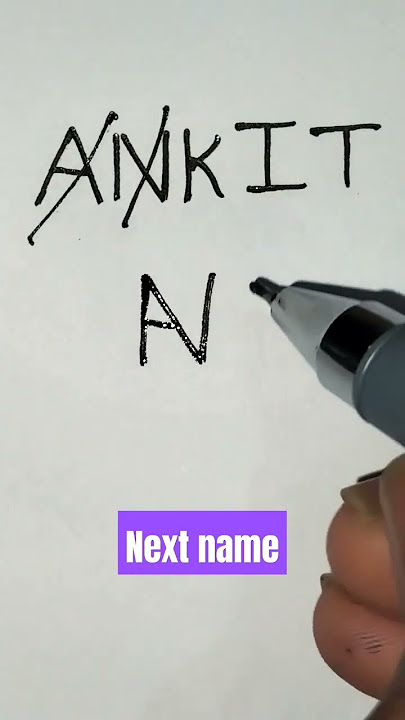 # ANKIT name logo # Design # Next name #shorts # By Rajbir