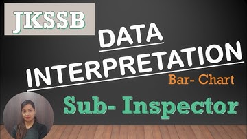 Jkssb Sub-inspector (Data Interpretation) Bar-Chart in a easy language.