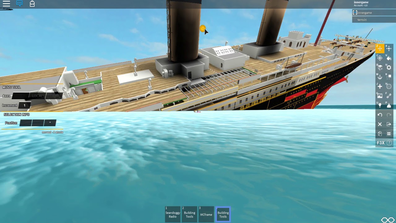 Roblox Titanic Mcframe - roblox titanic games for kids