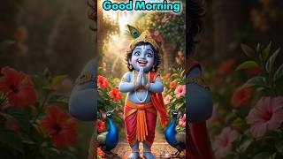 🌿🏵️🌿Good Morning Status || Shree Krishna Status 🌿🙏🌿 #shortsfeed #goodmorning #viralvideo #shorts