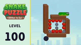 Snake Puzzle: Slither to Eat Level 100 | Every Puzzle Solved! 🎯 screenshot 4
