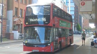 ALN - ADL Enviro400EV - EE16e - YX25ODY - on Route 196 - Curtailed at Vauxhall Bus Stn - 06/07/2026 screenshot 4