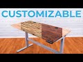 The durable adjustable and customizable uplift desk