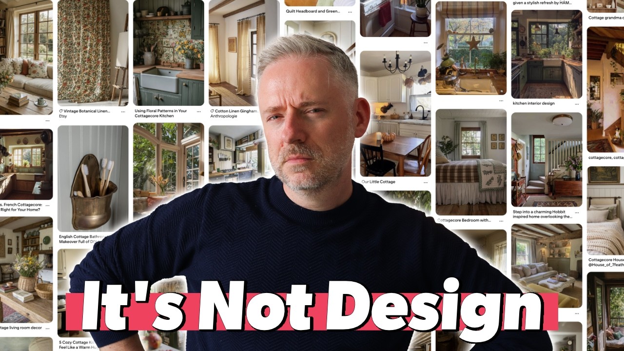 I Said It: Cottagecore Is Not Interior Design - YouTube