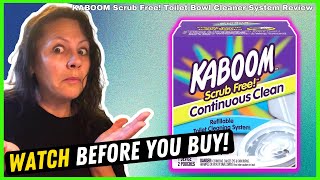 Kaboom Scrub Free! Toilet Cleaner System Review | 6-Months Clean screenshot 5