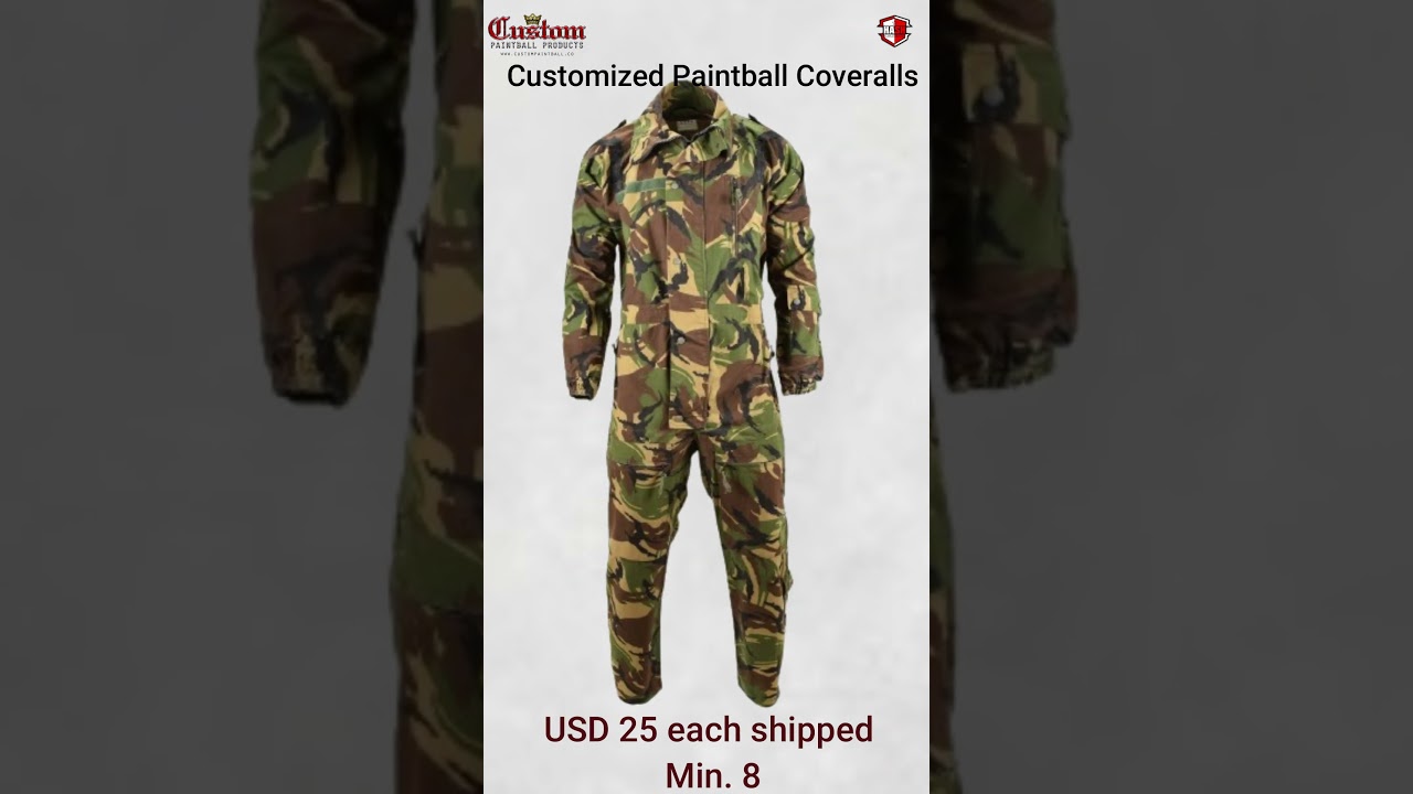 Customized Design Camo Coverall- Sublimated Camo Overall 