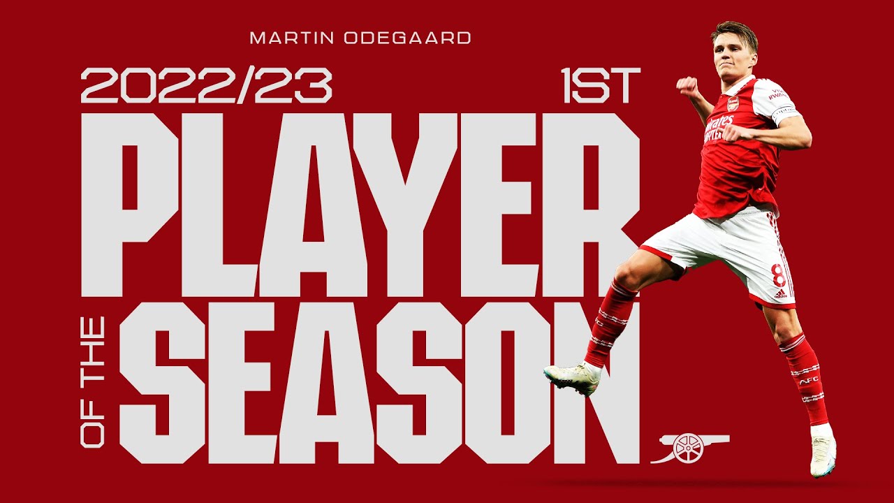 Arsenal 2022/23 men's Player of the season | First place: Martin Odegaard