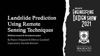 Landslide Prediction Using Remote Sensing Techniques