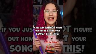 If you CANNOT figure out how to START your song, here’s the problem… #songwriting #musicaltheatre