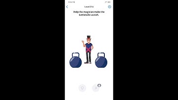 Easy Game Help the magician make the kettlebells vanish Level 214 #easygame