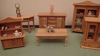 #DECORATIVE WOODEN DOLLHOUSE FURNITURE AT A CLOSER LOOK #WOODEN 1.12 Scale Pieces